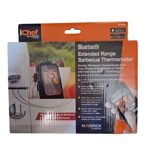 Maverick iChef Bluetooth Digital Meat Thermometer Smoker Grill Remote Monitor